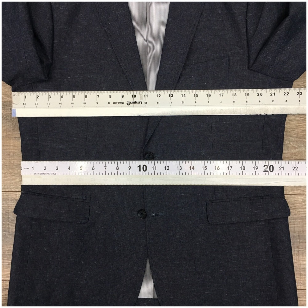 JOSEPH ABBOUD Mens Blazer Sport Coat Casual Jacket‎ Size L 42R Cotton Linen Suit - Picture 6 of 12